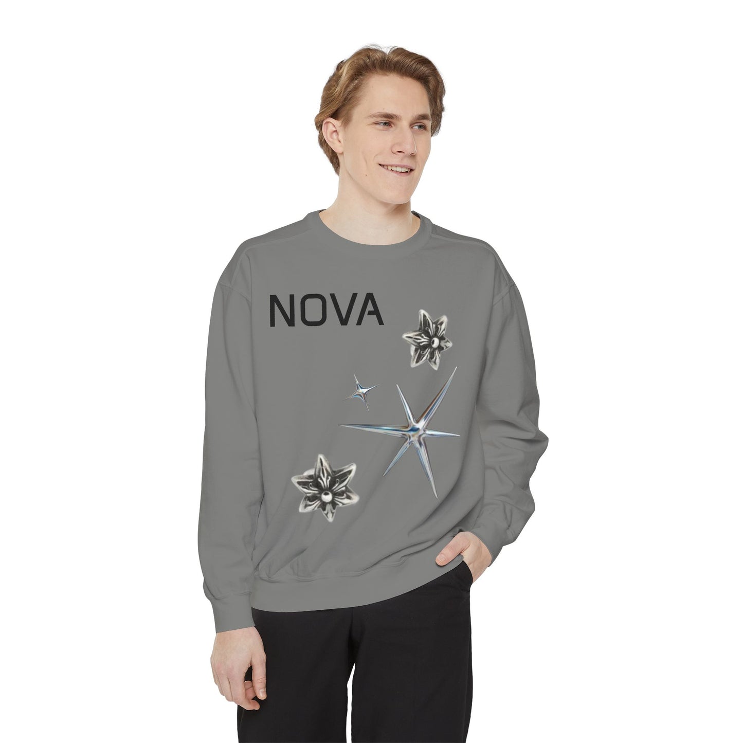 NOVA Unisex Garment-Dyed Sweatshirt