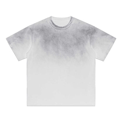 NOVA Unisex white Washed Gradient T-Shirt